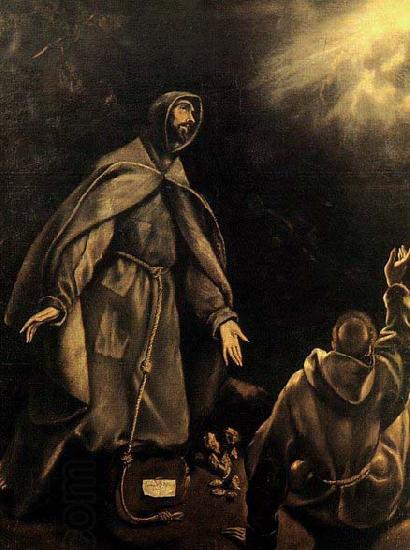 El Greco The Stigmatization of St Francis oil painting picture